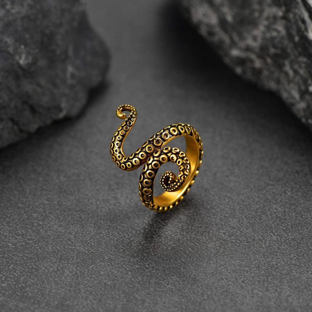Finger Wear Thimble Ring Octopus Opening Ring Sewing Accessories Knitting Loop Crochet Ring