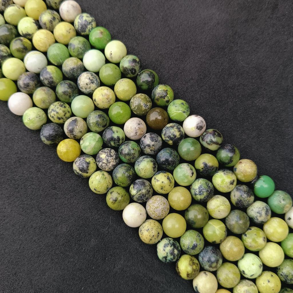 Chrysoprase Australian Jade Beads, Top Grade Genuine Natural Gemstone Round Loose Beads, 4MM 6MM 8MM 10MM Bulk Lot.