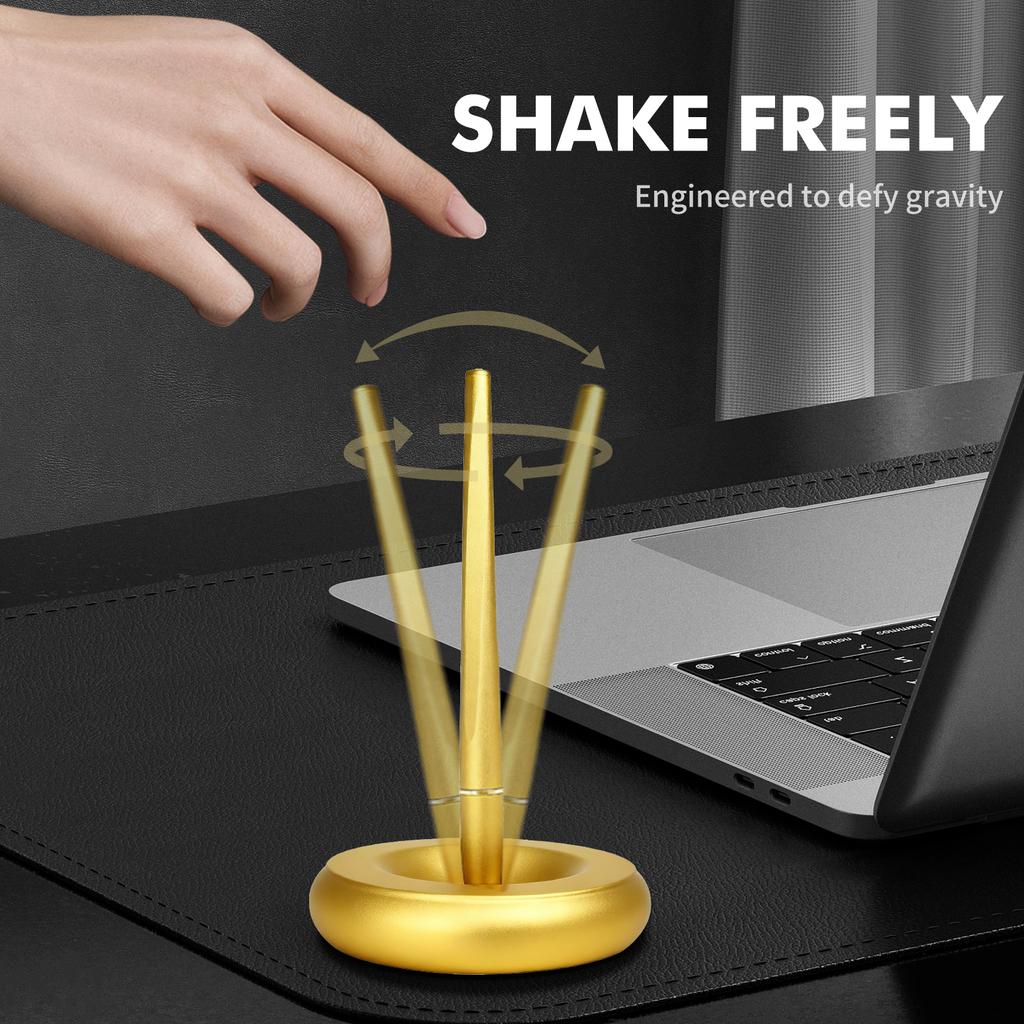 Stylo à lévitation magnétique Design futuriste premium Encre à flux de précision pour des cadeaux de vacances novateurs et innovants