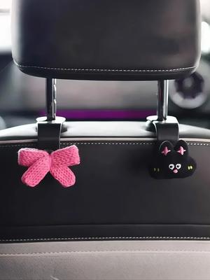 Pink Series Car Hook Seat Back Creative Cartoon Cute Multifunctional Car Hook Interior Decoration Products
