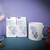 Flower and Mirror Mug