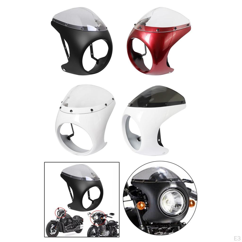 Headlight Fairing Screen ,Motorcycle Windscreen Cowl Cover Accessories Attachment Wind