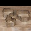 WS Stainless Steel Heart-shaped Mousse Ring Cake Mold