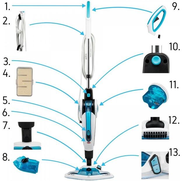 Steam Mop Yoer Clean Slide SMC01W