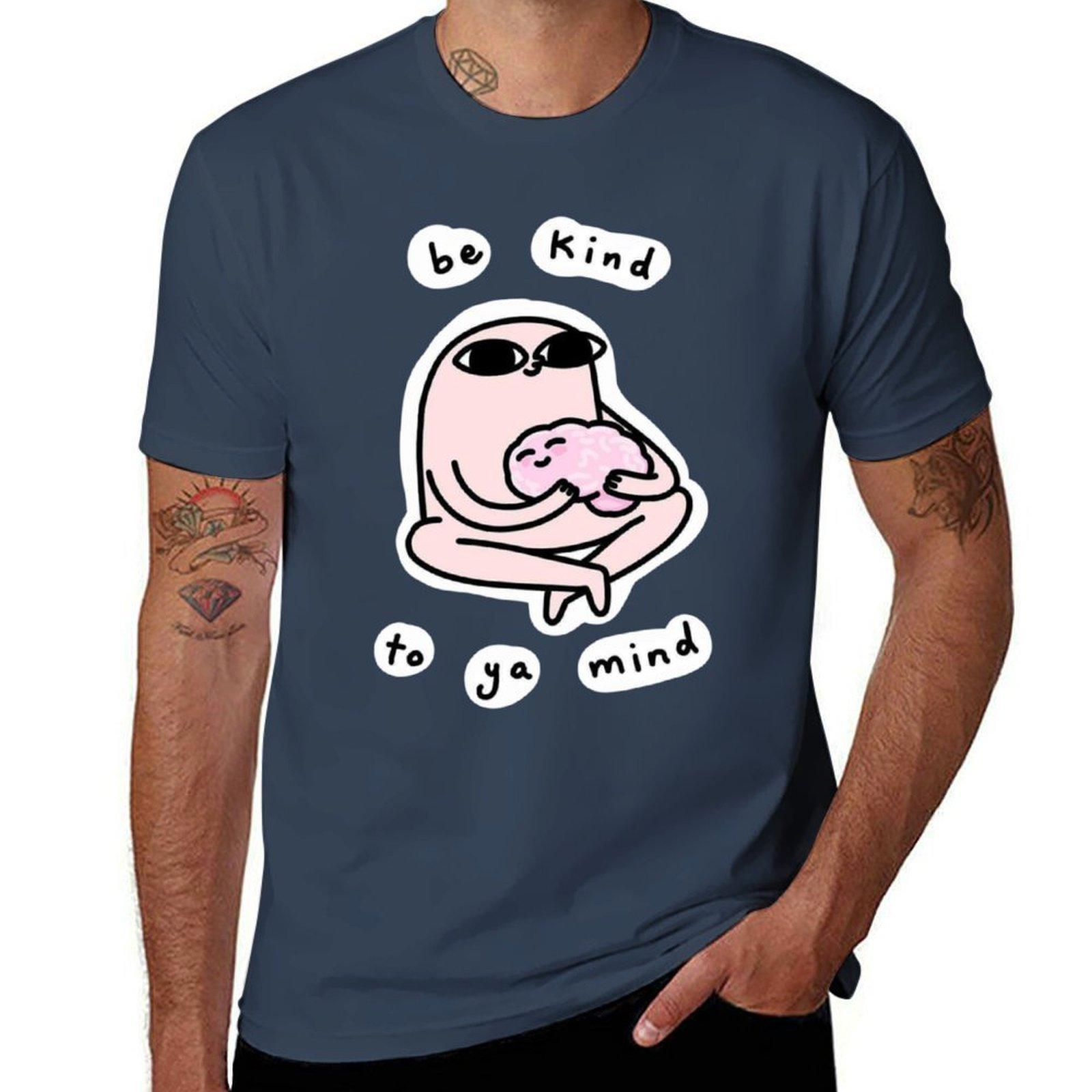Ketnipz Be Kind To Your Mind Tshirt High Elasticity Sports Tee Shirt S