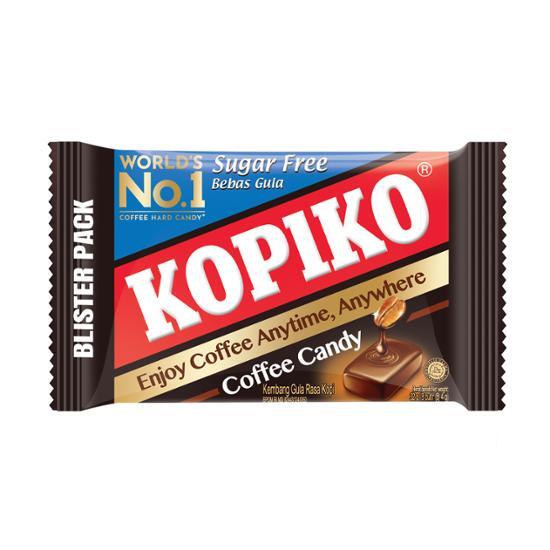 Kopico Леденцы без сахара со вкусом кофе Блистер 32г, корейские снеки 1ea
