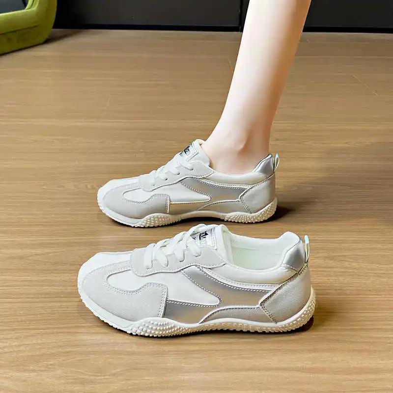 Thick Heel Zimni Summer Woman Sneakers Women's High White Sneakers Shoes Low Cut Boots Sports Tenia Tenisse Runners