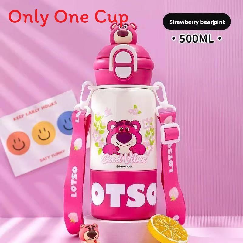 Mickey Mouse Insulated Travel Mug With Double Lid And Capacity For Kids And Students