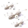 Alloy Pearl & Rhinestone Hairpin Set - Handmade Bridal Hair Accessories for Wedding Styling