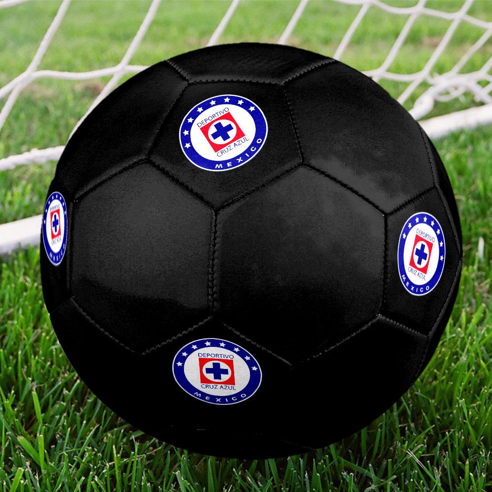 Cruz Azul Size 5 Soccer Ball, Machine-Stitched PVC, Durable & High Bounce, All Ages Fit, Fan Merchandise, Matches & Outdoor Use.