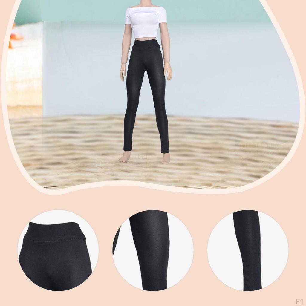 1/6 Doll Legging Pants Figure Clothes Athletic Sports Casual Dress up Cosplay Mini Workout for