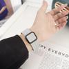 New Magnetic Buckle Silicone Strap For Apple Watch Band 44mm 45mm 38mm 49mm 40 42 41mm Sport Bracelet iWatch ultra 2 9 6 7 8 SE