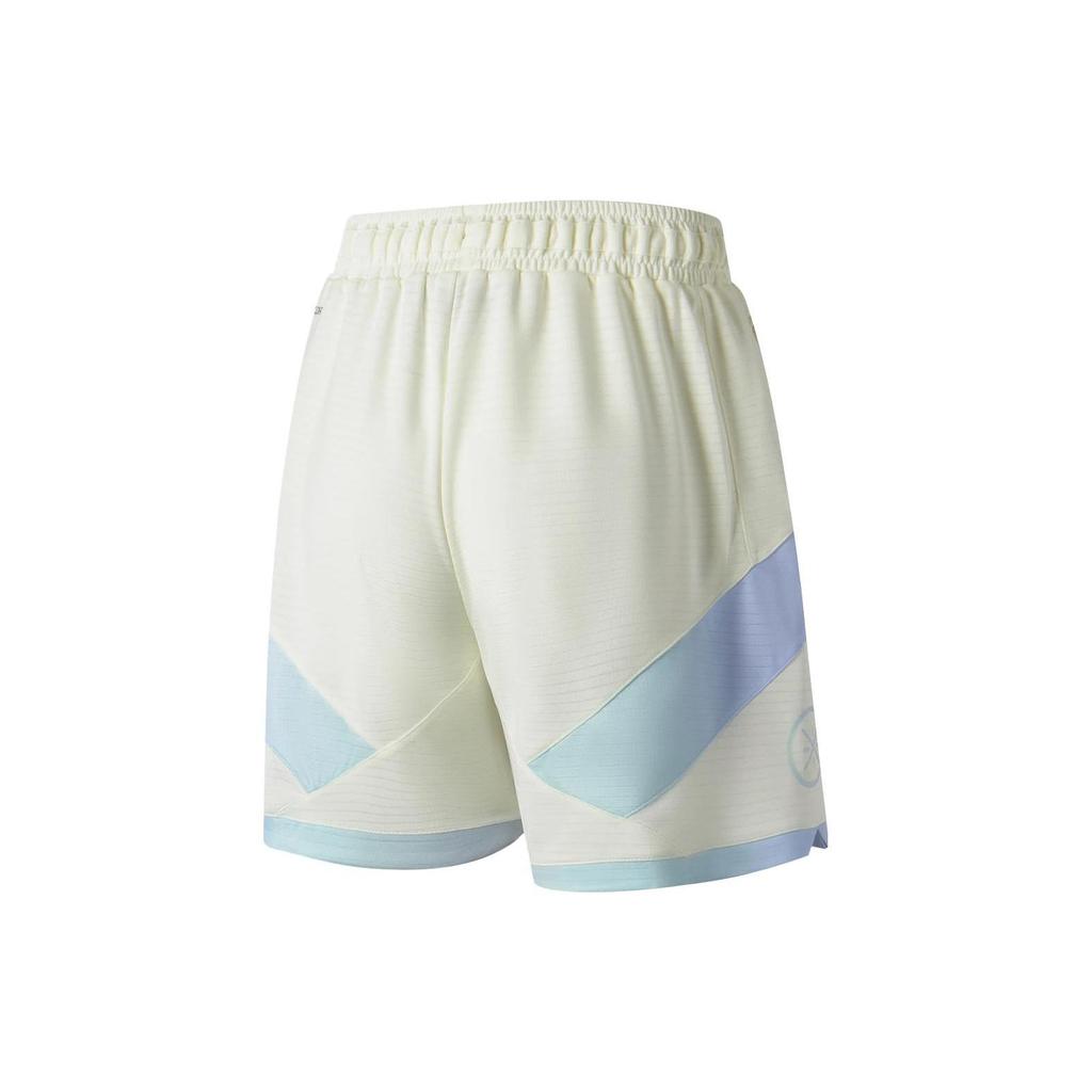 Li Ning Sports Shorts Men's Cream White AAPT013-4