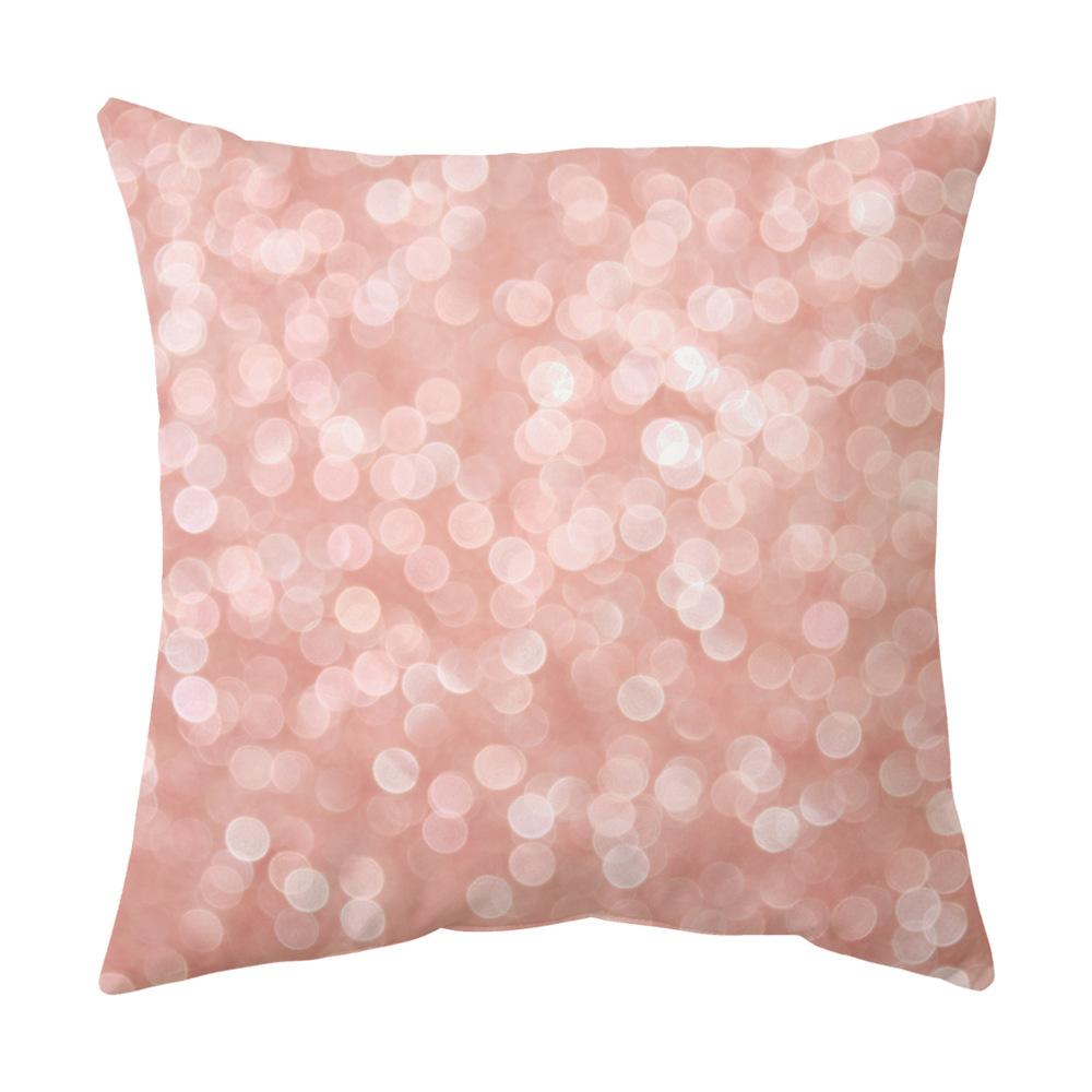 New Pink Pillow Feather Pillow Cover Home Sofa Bed Head Pillow Cover Cushion Cushion Cover