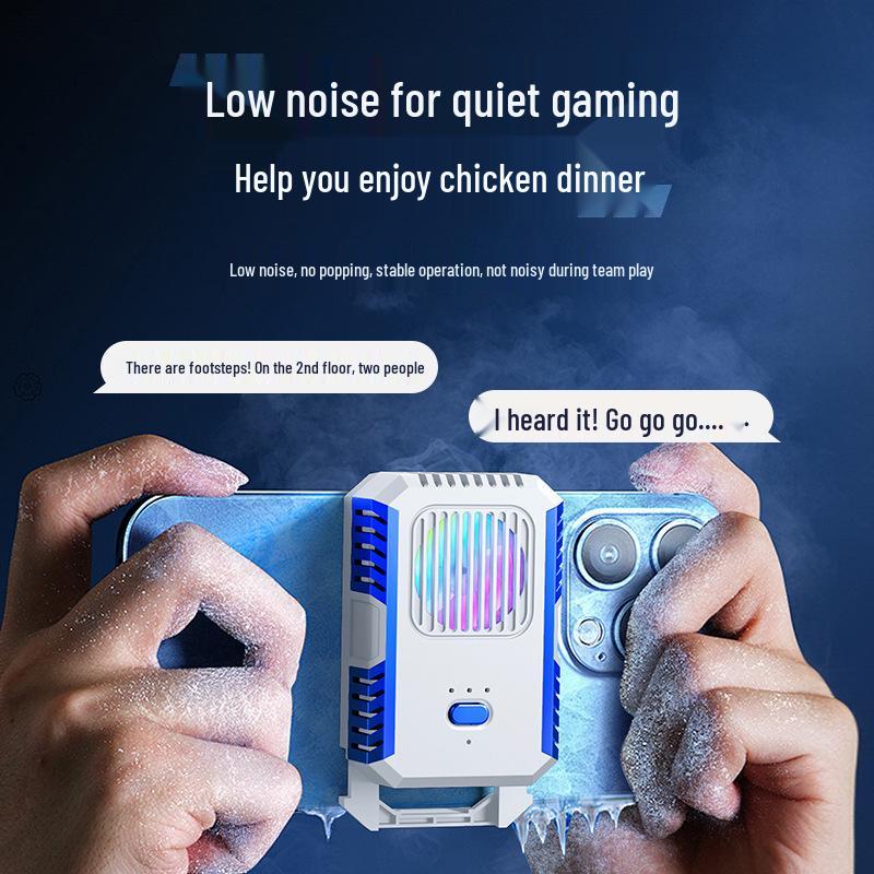Wireless Silent Cross-Border Cooling Radiator: Game-Specific Semiconductor Phone Clip