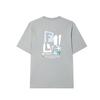 FILA Original Small Stone Flower Casual Comfortable Fashion Breathable Short Sleeve T-Shirt Unisex Tops Gray F51M529115F