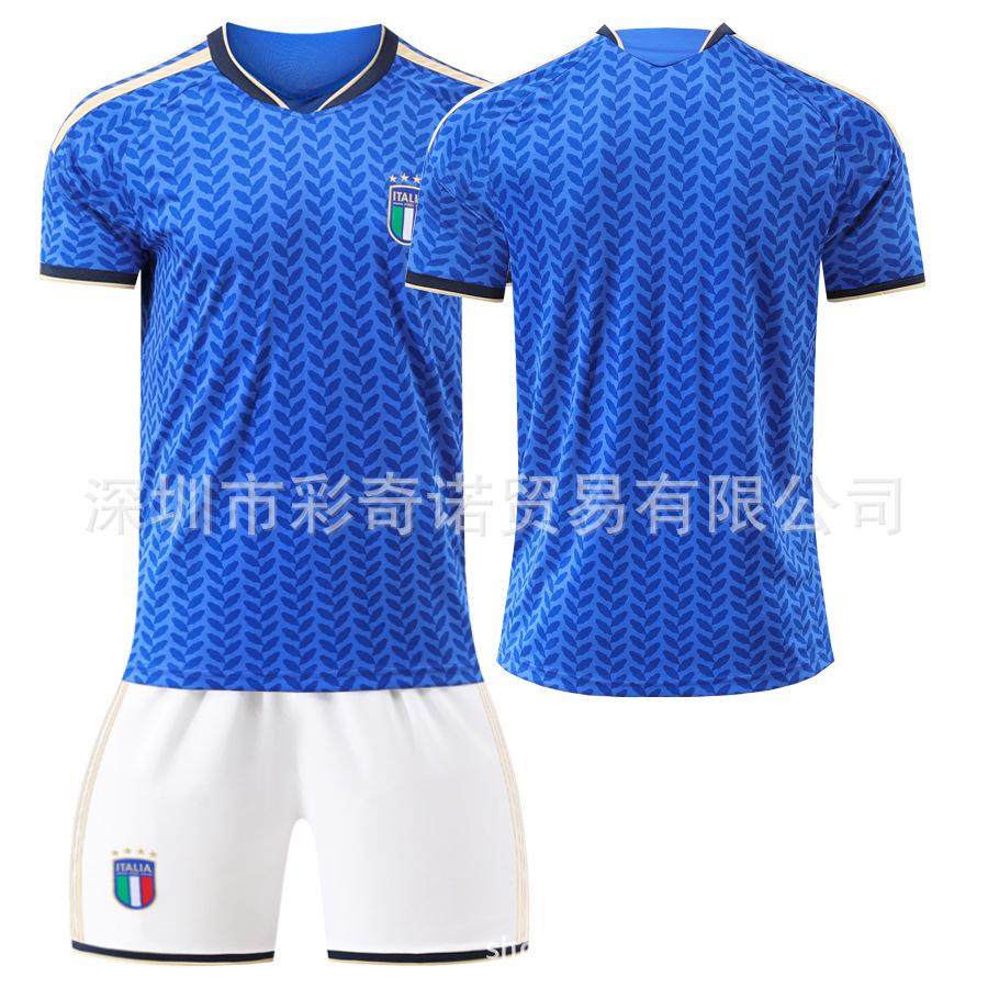 2526 Italy Home World Cup Football Jersey No. 14 Chiesa Kids & Adult Cross-border Jersey 16