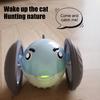 Yousheng Smart Electric Interactive Cat Toy Automatic Moving Toy with LED Light Rechargeable Random Movement Whale Toy for Indoor Cats Bored Relief