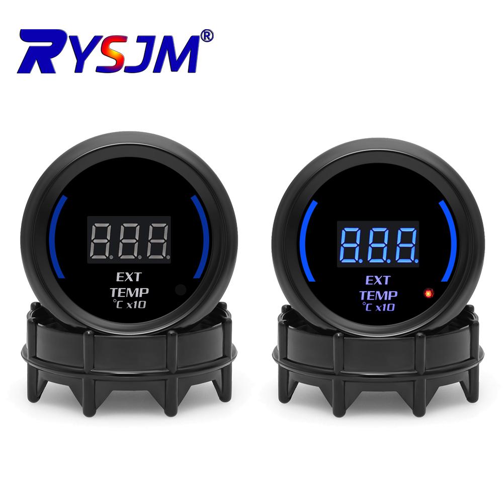 Universal Exhaust Gas Temperature Meter 0-1300 Celsius Auto Gauge with Sensor 1/8NPT 52mm Car EGT Digital Exhaust Temp Gauge Exhaust Temp Gauge
