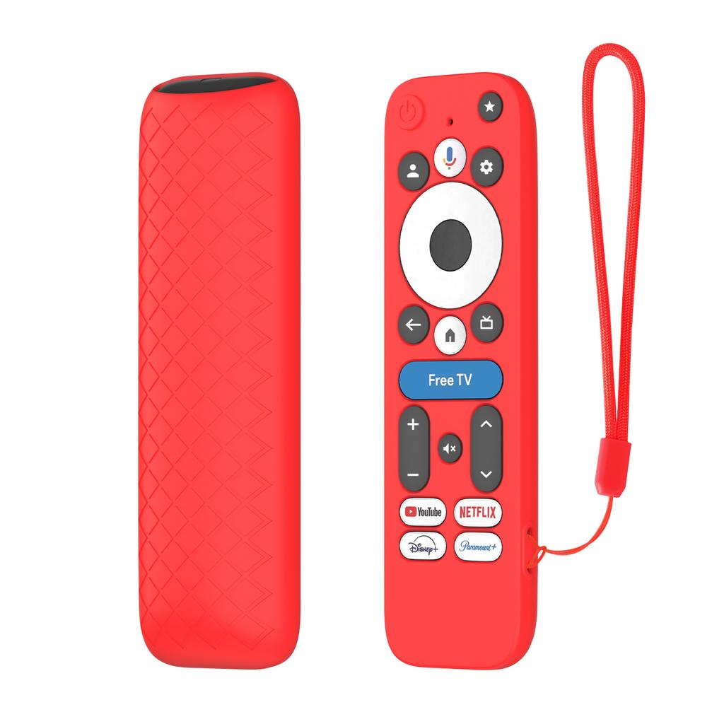 Shockproof Anti-Drop Dustproof Silicone Protective Cover For onn.GoogleTV Box 4K Pro 2025 Remote Control Protective Cover
