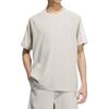 adidas T Shirts Men's Gray Crew Neck Moderate Straight Fit KC3866-