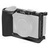 SMALLRIG Camera Cage for Canon PowerShot with Silicone Aluminum Black 5807 V1, Built-in Grip, Alloy,