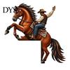 Western Pastoral Room Decor Horse Wooden Door Topper Decor, 2D Printed Rustic Frame Wild Aesthetic Wall Hanging Ornament, Top Shelf Decoration