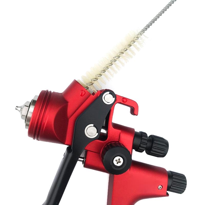 17 Pieces Stainless Steel Spray Guns Clean Accessories Needle & Brush Set Tools