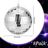 Fresh Disco Light Mirror Ball 4 Inch Small Mirror Ball Hanging Disco Balls For Home Stage Props