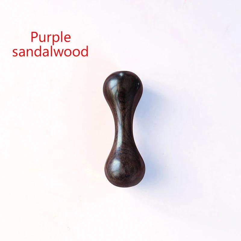 Stress Toy Decompression Relief Wood Knucklebone Toys Polishing Sandalwood Hand Spinner Anxiety Stress Rotate Finger Gyro Gift