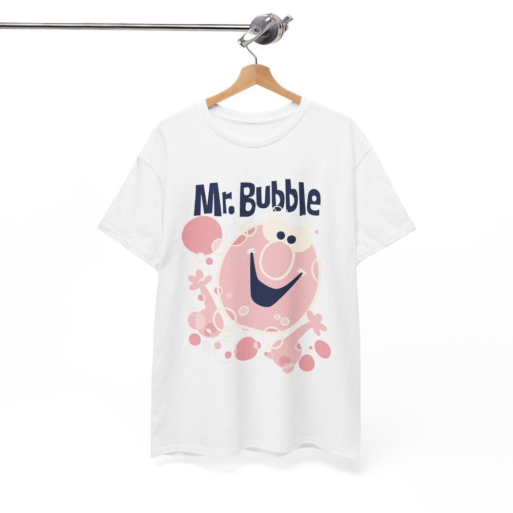 Mr Bubble TShirt Retro Vintage Bubblebath Logo Grunge T Shirt Unisex Tee Unisex T-Shirt S