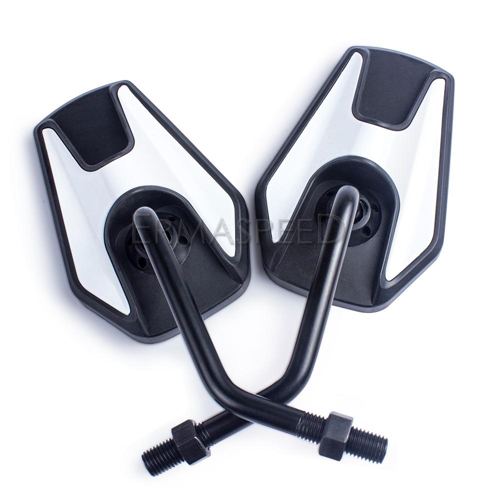 Electric Bike Scooter Rear View Mirrors Universal 10mm Motorcycle Handlebar Side Rearview Mirrors Motorcycle