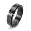 Women Ring Unisex Stainless Steel Rotary Stress-relieving Finger Ring