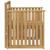 Outdoor Sofa Set Solid Acacia Wood White