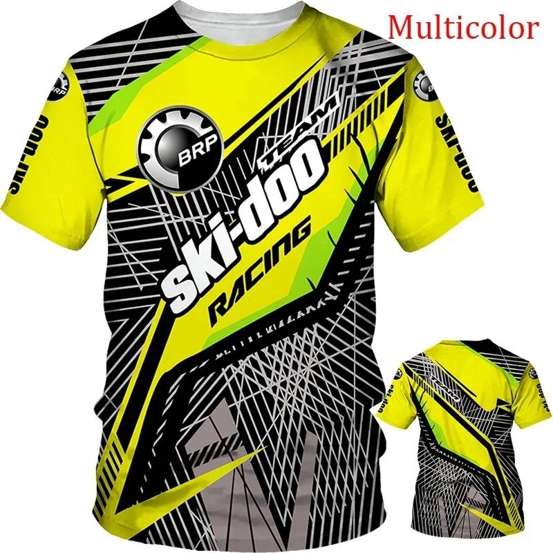 BRP Can-Am 3D Print Extreme Sports Quick-dry Breathable Men Moto Race T-shirt Table Tennis Team Training Jersey Short Sleeve Top