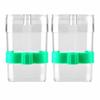 2 Pcs Automatic Feeding Bird Water Dispenser Dispenser Design Bird Seed Food Container  For Parakeet