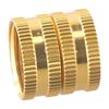 1Pcs 3/4" Female-To-Female Garden Hose Connector Two-Way Aluminium Alloy Hose Adapter Female Thread Quick Connector