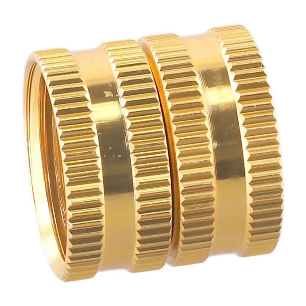 1Pcs 3/4" Female-To-Female Garden Hose Connector Two-Way Aluminium Alloy Hose Adapter Female Thread Quick Connector
