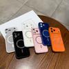 Luxury Fashion Leather Texture For Magsafe Magnetic Phone Case For iPhone 17 16 15 14 Pro Max Lens Protection Shockproof Cover
