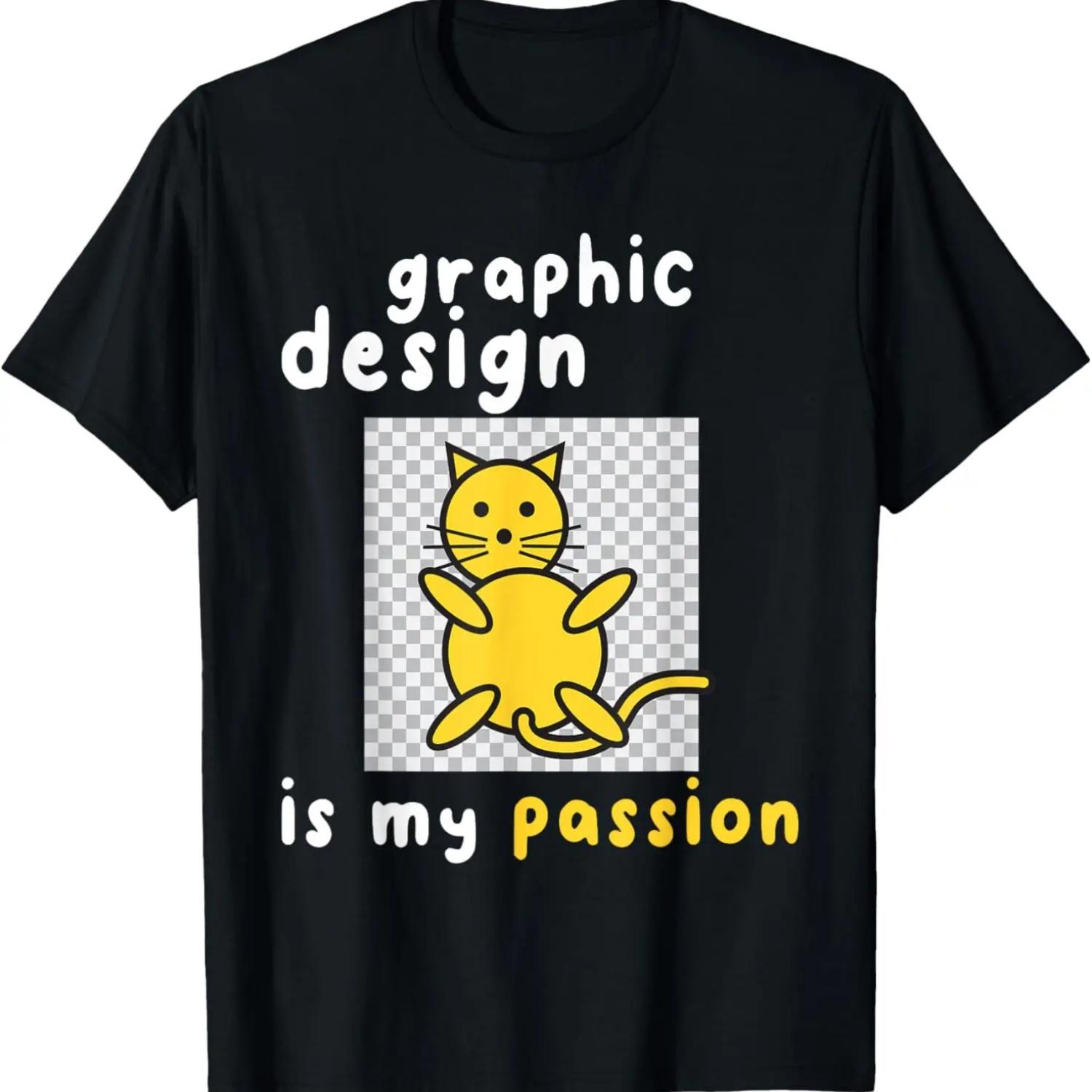

Graphic Design Is My Passion - Graphic Designer Print Design T-Shirt XXXXXL чорний