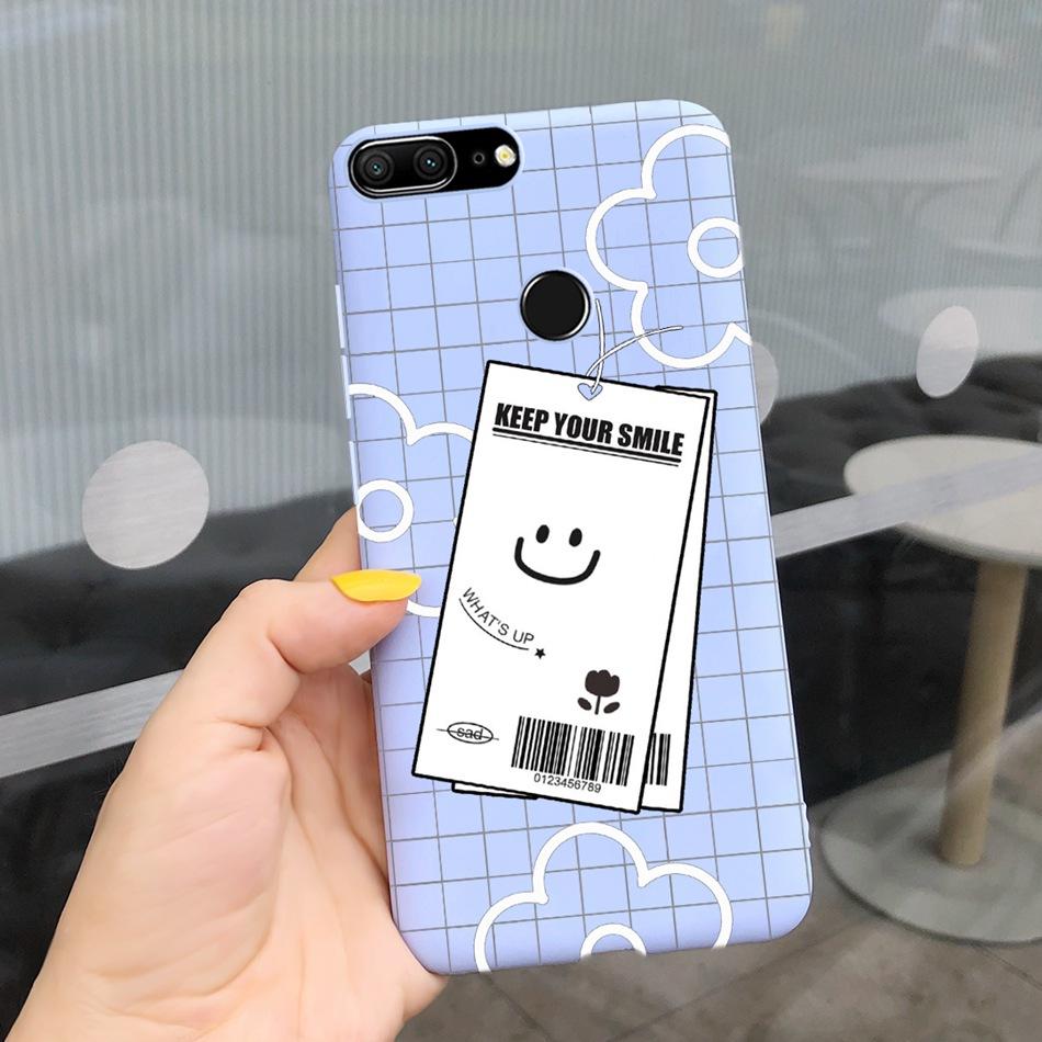 Cute Cartoon Phone Case For Honor 9 Lite LLD-L21 Candy Color Soft Silicone Back Cover For Honor 9 STF-L09 Funda Honor9 9Lite