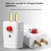 2 Prong Electric Power Plug With On Off Switch And Thick Pure Aluminum Pins 10A 250V For Home Office Daily Usedesert Bling