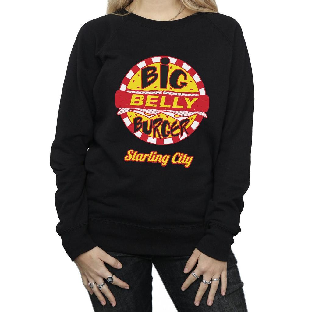 DC Comics Womens/Ladies Arrow Big Belly Burger Logo Sweatshirt