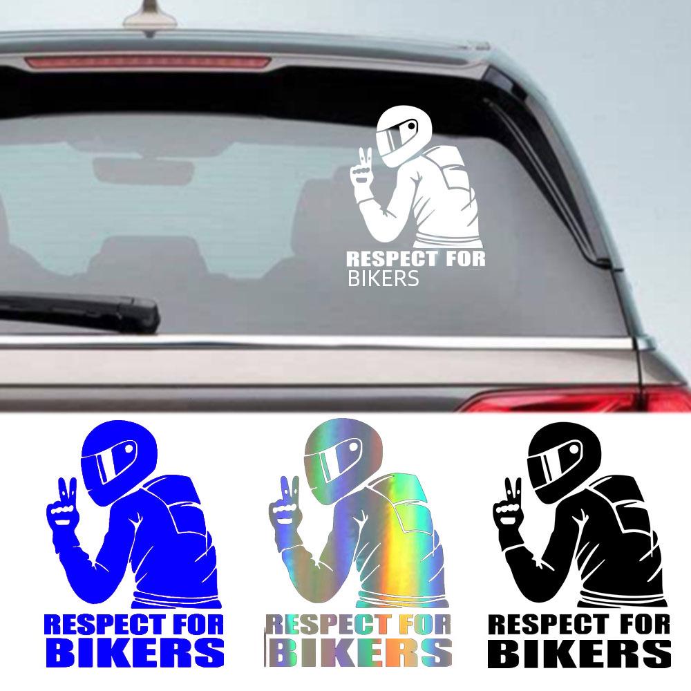 Reflective Laser Motorcycle & Car Stickers: Personalized, Creative Decals for Bikers