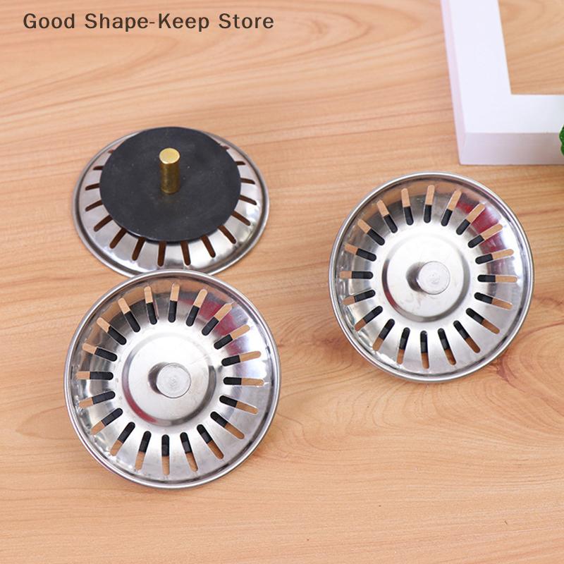 2pcs Kitchen Sink Strainer Stopper Waste Plug Filter Floor Drain Essential Accessory for Home