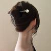 Vintage Faux Pearl Hair Sticks Hairwear Women Simple Chinese Hairpins Hair Chopsticks Disk Hairsticks Headdress Jewelry