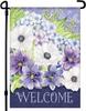 Spring Garden Ags 12.5x18 Double Sided - Oral Welcome Bouquet Ag Printed In Premium Polyester - Seasonal House Welcome AAL