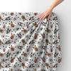 Royal Velvet Fabric Polyester For Sewing - French Bulldog Motif With Gift