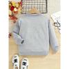 Cute Halloween Girl Creative Ghost Holding A Little Fox Print Sweatshirt - Comfortable Long-Sleeve Round Neck for Autumn and Winter