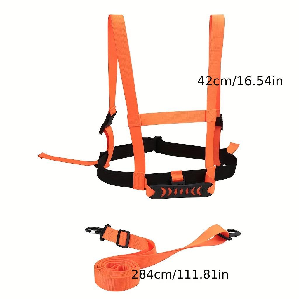 Adjustable Anti-Fall Ski Harness for Kids: Safety Chest, Back Strap, and Leash